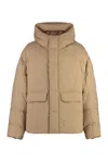 Canada Goose Wilu Hooded Down Jacket In Sand