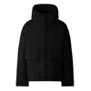 Canada Goose Wilu Parka Hooded Nylon Jacket In Black