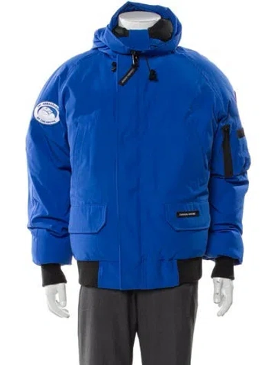 Pre-owned Canada Goose Windbreaker In Blue
