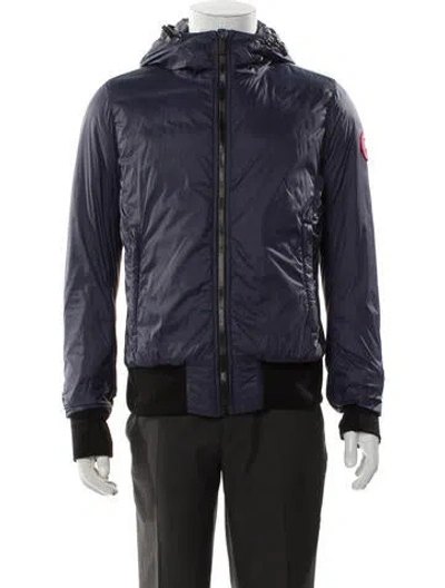 Pre-owned Canada Goose Windbreaker In Blue