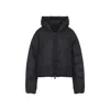 Canada Goose Cropped Puffer Jacket With Concealed Zipper In Black