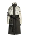 Canada Goose Woman Overcoat & Trench Coat Military Green Size S Cotton, Polyamide In Green