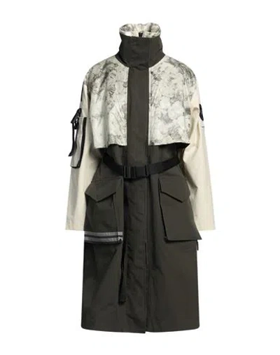 Canada Goose Woman Overcoat & Trench Coat Military Green Size S Cotton, Polyamide