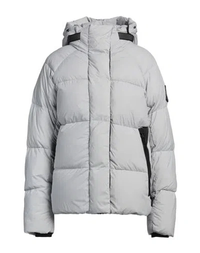 Canada Goose Woman Puffer Light Grey Size L Polyamide