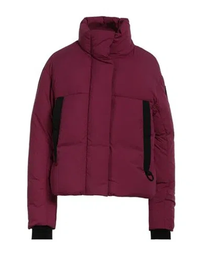 Canada Goose Woman Puffer Magenta Size S Polyamide In Purple