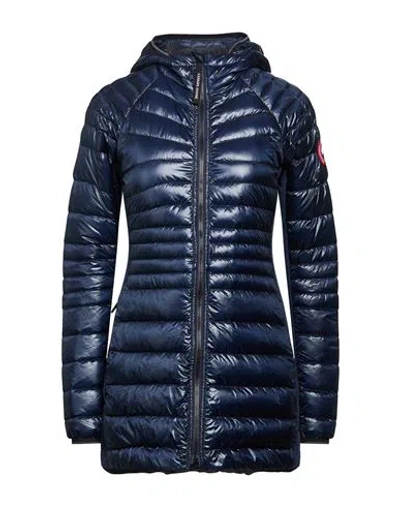 Canada Goose Woman Puffer Navy Size Xs Polyamide, Polyester, Elastane In Blue