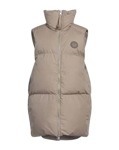 Canada Goose Woman Puffer Sand Size M Cotton In Beige