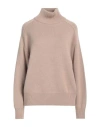 Canada Goose Woman Turtleneck Beige Size M Wool