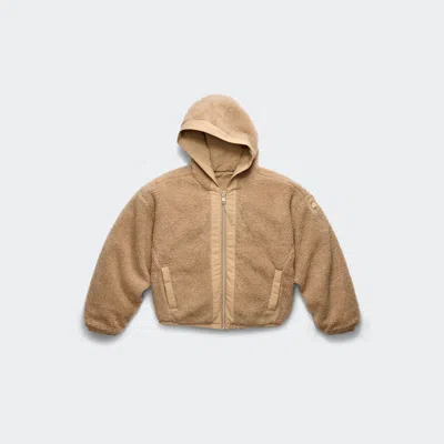 Canada Goose Women's Alberni Reversible Fleece Bomber In Brown