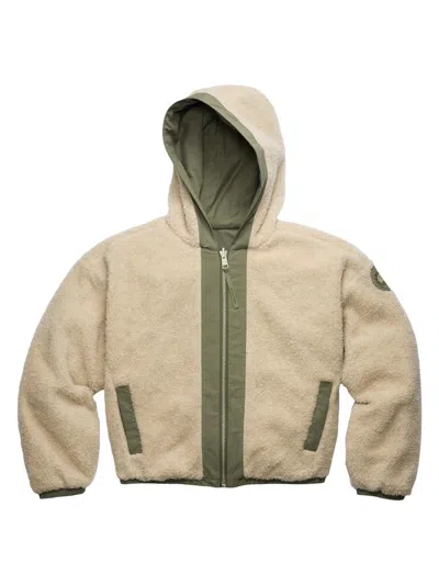 Canada Goose Women's Alberni Reversible Fleece Bomber Jacket In Brown