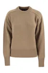 Canada Goose Baysville Wool Crewneck Sweater In Camel