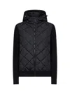 Canada Goose Women Black Hybridge Hooded Jacket In Multi