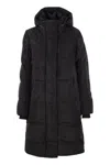 Canada Goose Black Nylon Byward Down Jacket In Black