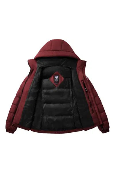 Pre-owned Canada Goose Women's  Abbott Hoody In Bordeaux