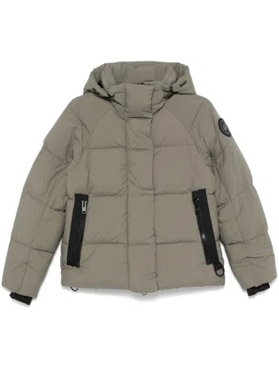 Pre-owned Canada Goose Women's  Black Label Junction Parka In Jacket Smokey Sage In Green
