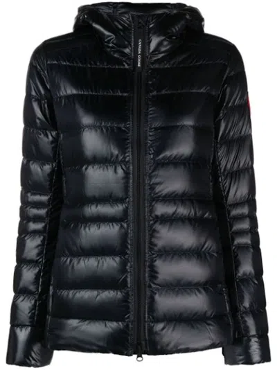 Pre-owned Canada Goose Women's  Cypress Down Hoody Jacket In Black