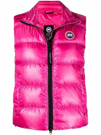 Pre-owned Canada Goose Women's  Cypress Vest In Fucshia Pink