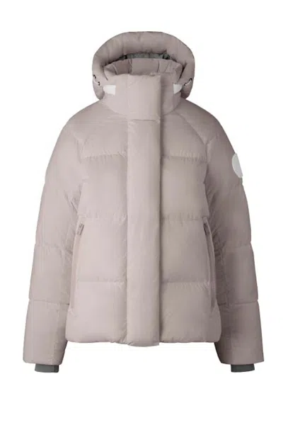 Pre-owned Canada Goose Women's  Junction Pastel Parka In Jacket Lucent Rose