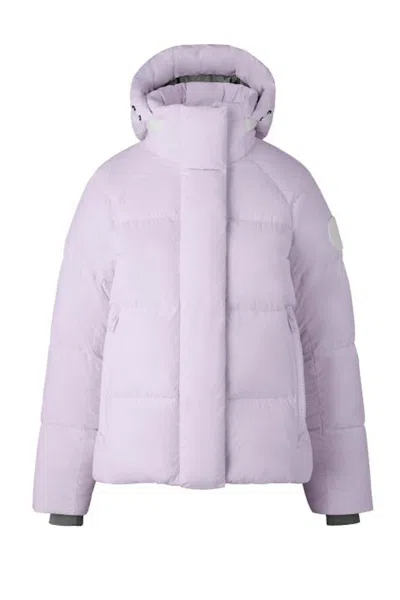 Pre-owned Canada Goose Women's  Junction Pastel Parka In Jacket Sunset Pink