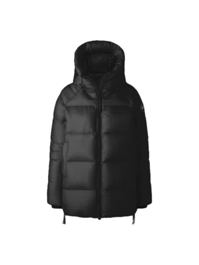 Pre-owned Canada Goose Women's  Label Cypress Puffer Jacket In Black