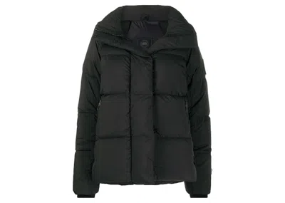 Pre-owned Canada Goose Women's  Label Junction Parka Jacket In Black