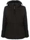 Canada Goose Hooded Quilted Jacket Long Sleeves In Black