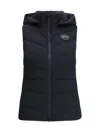 Canada Goose Women Clair Black Label Padded Vest In Black