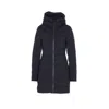 Canada Goose Women Clair Long Down Jacket In Black