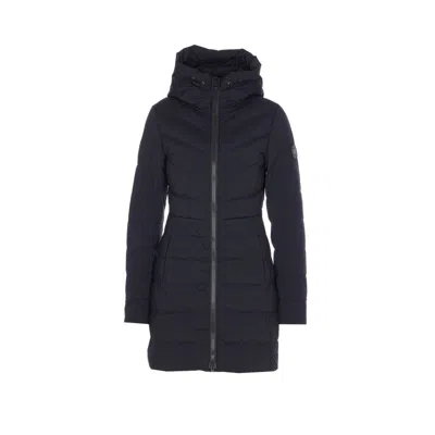 Canada Goose Women Clair Long Down Jacket In Blue