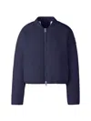Canada Goose Elba Down Bomber Jacket In Blue