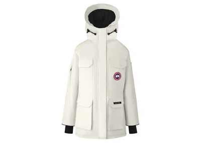 Pre-owned Canada Goose Women's Expedition Heritage Parka Jacket (classic Fit) In Early Light