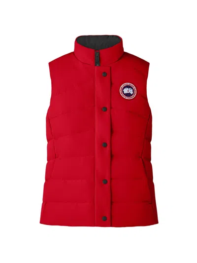 Canada Goose Women's Freestyle Down Vest In Red