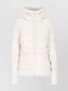 Canada Goose Women's Hooded Quilted Short Jacket In White