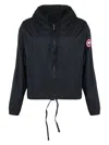 Canada Goose Women's Windbreaker With Adjustable Drawstring In Black