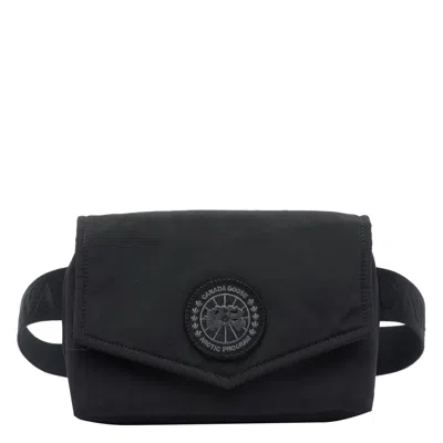 Canada Goose Women Logo Mini Waist Bag In Black