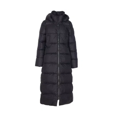 Canada Goose Women Mystique Long Down Jacket In Black