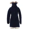 Canada Goose Women's Rossclair Hooded Parka Polyester Blend With Down And Fur In Blue