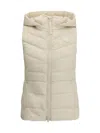 Canada Goose Women Sleeveless Jacket With A Removable Hood In Neutral