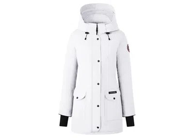 Pre-owned Canada Goose Women's Trillium Parka Heritage Jacket (classic Fit) In North Star White