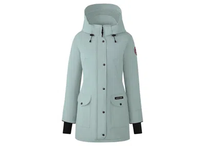 Pre-owned Canada Goose Women's Trillium Parka Heritage Jacket (classic Fit) In Stormy Sky Blue