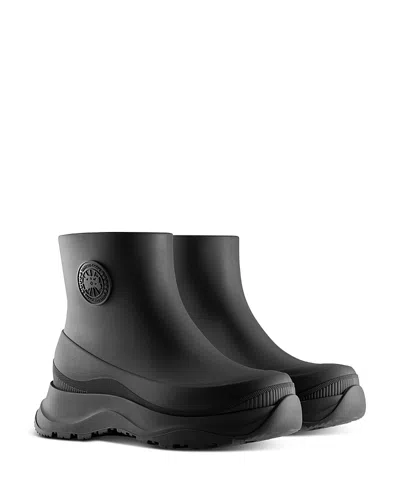 Canada Goose Women's Vancouver Shearling Lined Rain Boots In Black