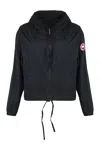 Canada Goose Women's Windbreaker With Adjustable Drawstring In Black