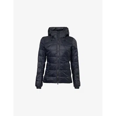 Canada Goose Womens Black Abbott Padded Shell-down Hoody