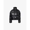 Canada Goose Womens Cypress Cropped Shell-down Puffer Jacket Black Xl In Black