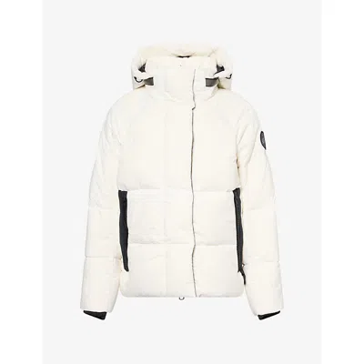 Canada Goose Womens Black Disc Junction Woven Down Parka Nrth Star Wh Xs