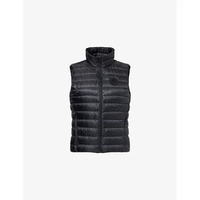 Canada Goose Womens Black - Noir Aethera Padded Nylon-down Gilet