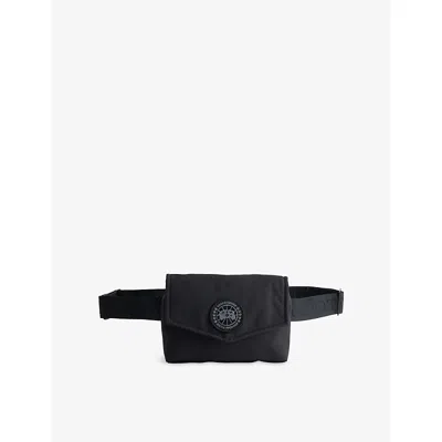 Canada Goose Womens Black - Noir Branded Shell Waist Bag