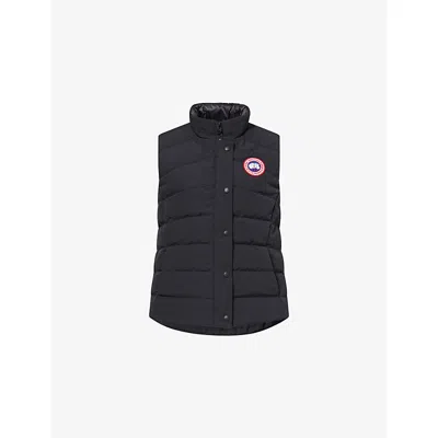 Canada Goose Womens Black - Noir Freestyle Padded Down Gilet Xs