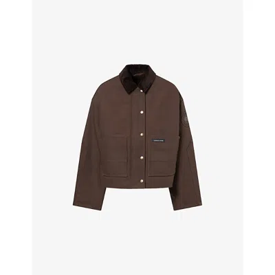 Canada Goose Womens Terra - Terra Beaumont Workwear Cotton Jacket In Burgundy