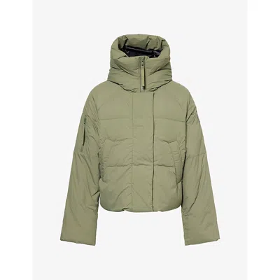 Canada Goose Womens  Chilliwack Down Padded Puffer Jacket In Green